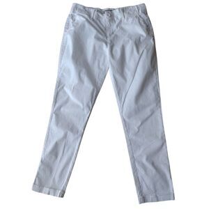 Chocolate USA Ankle Pants Women M White Stretch Pockets Casual Beach‎ Juniors